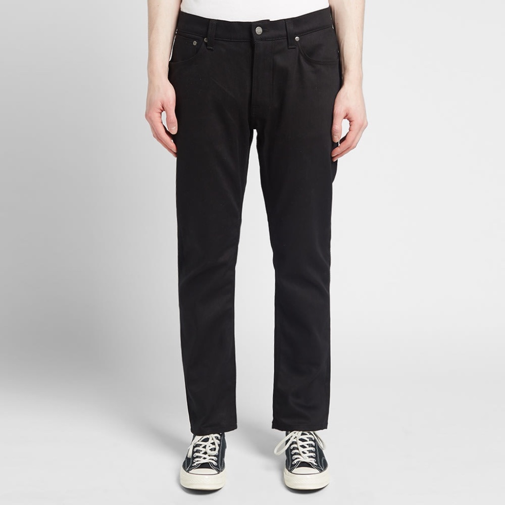 Nudie Jeans Slim Straight Black Denim